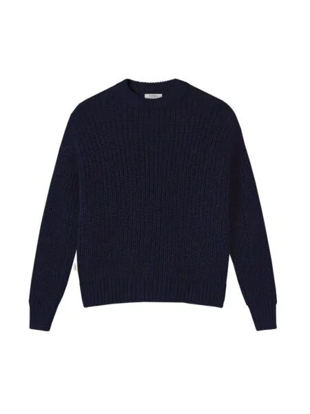 FUXBAU FUXBAU 4Seasons Frauen Strickpullover, Navy, – Produktbild 3 von 4