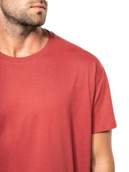 YTWOO YTWOO Basic Herren T-Shirt aus gekämmter Bio-Baumwolle, Rot, – Produktbild 4 von 4