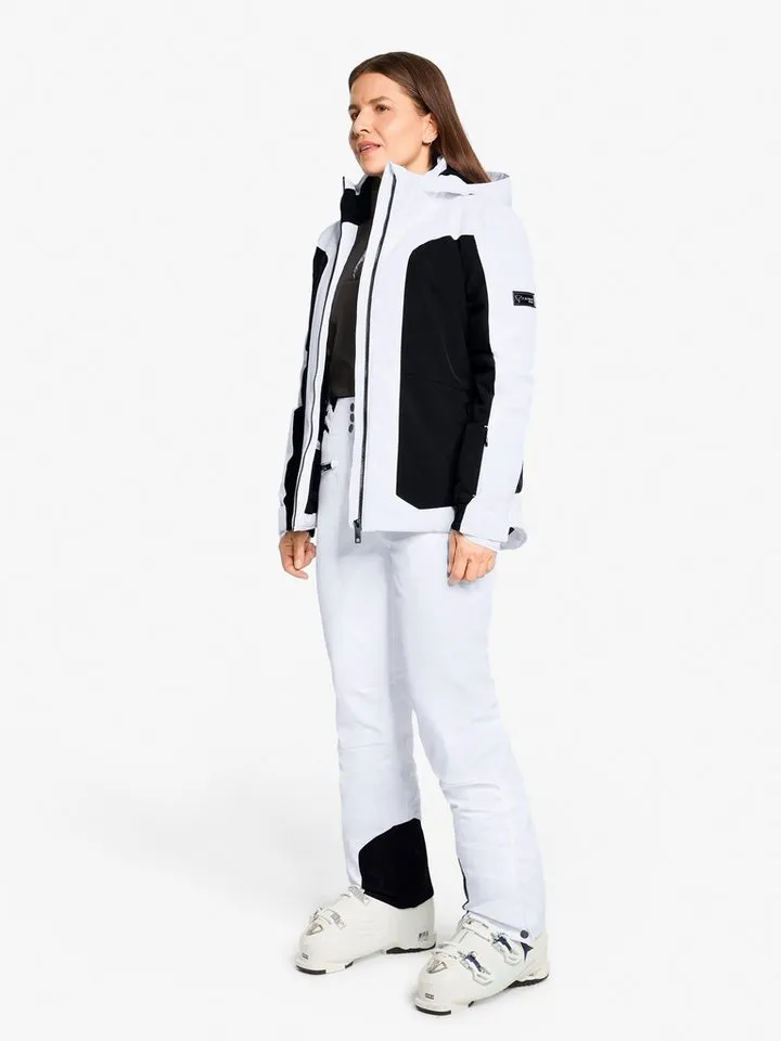 Ziener Ziener Skihose TILLA-Z AQUASHIELD® DAMEN Slim Fit, wasser- u. winddicht, atmungsaktiv, warm durch PrimaLoft®, Weiß, – Produktbild 5 von 5