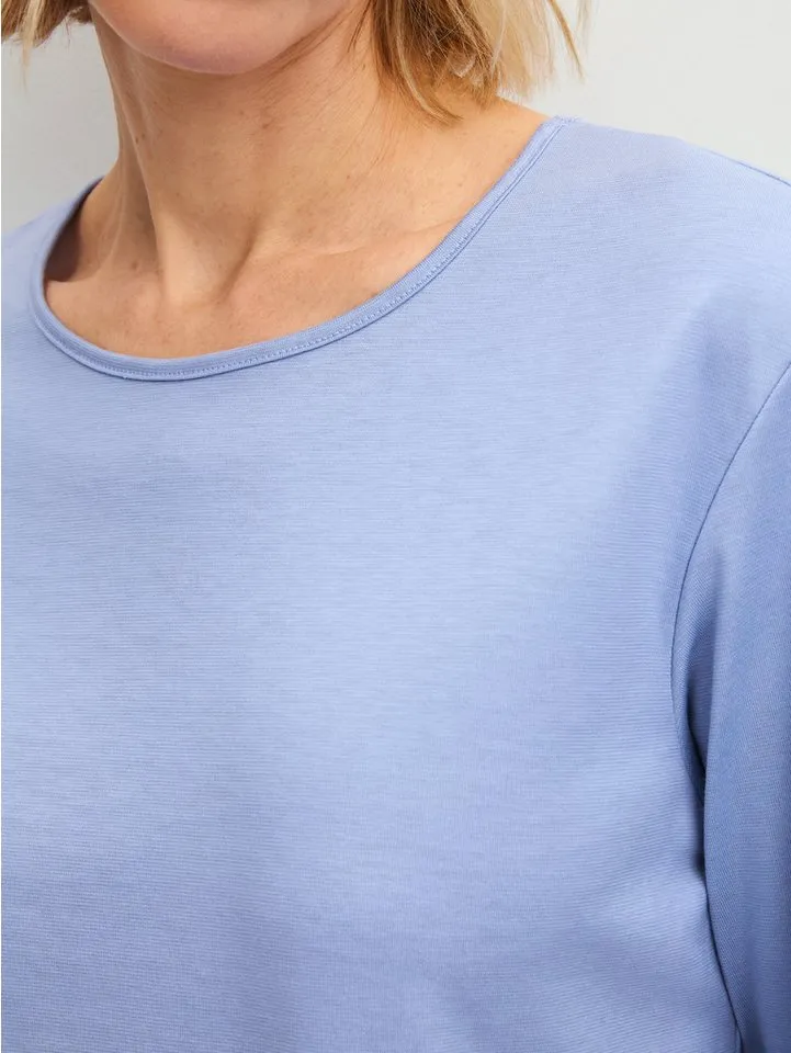 CALIDA CALIDA Capri-Pyjama EDITION 85 Damen (2 tlg) 7/8-Länge, weich und angenehm bewegungsfreundlich, Blau, – Produktbild 5 von 5