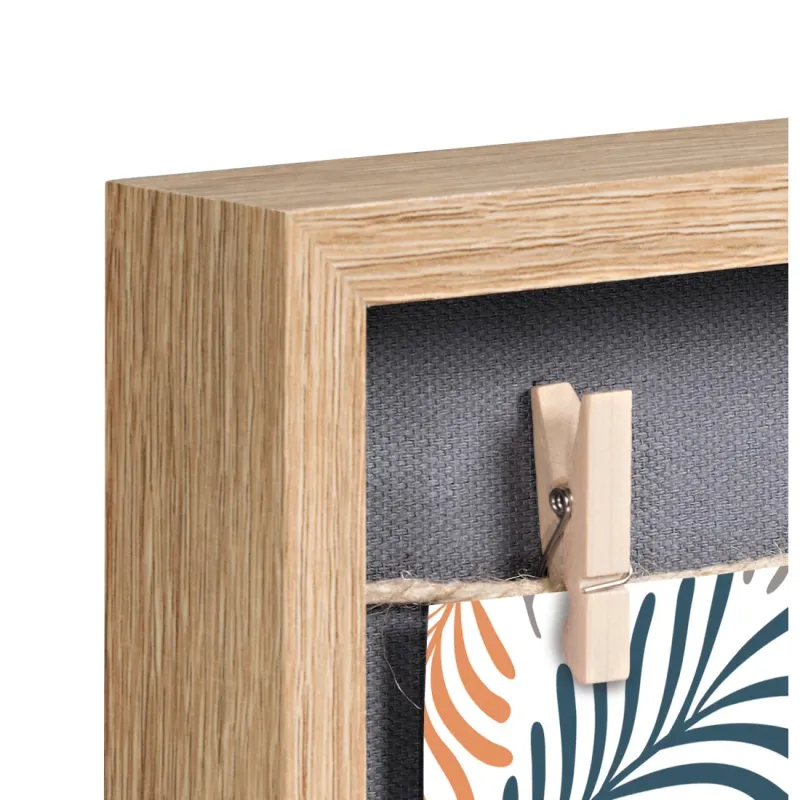 Hama Hama Bilderrahmen "Muro", mit Schnur und Klammern, Eiche, 16,5 x 21,5 cm – Produktbild 4 von 5