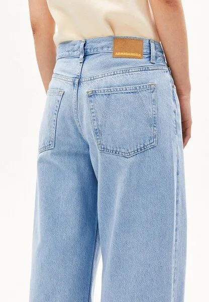 ARMEDANGELS ARMEDANGELS ASTRAEAAS Damen Wide Jeans Bio-Baumwoll Mix, Blue, – Produktbild 3 von 4