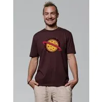 watapparel watapparel T-Shirt Unisex Pizza Planet, Red brown, – Produktbild 1 von 1