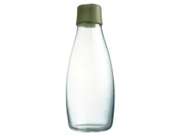retap retap Trinkflasche 0,5 l aus Glas army green – Produktbild 1 von 1