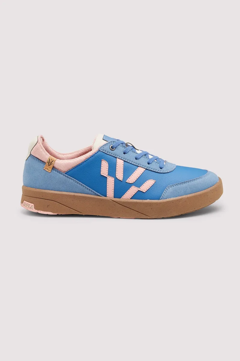 SAOLA SAOLA Damen vegan Sneaker Damen In Cali Blue/Rose, Blau, – Produktbild 1 von 2