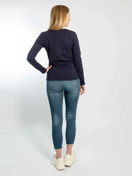 KAYA&KATO KAYA&KATO Longsleeve LAGOS, Blau, – Produktbild 4 von 4