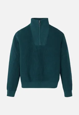 recolution Recolution Damen vegan Pullover Nigella Troyer Tiefblau – Produktbild 1 von 1