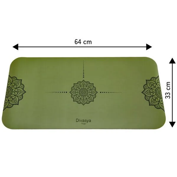Divasya Divasya Yoga Pad "professional grip" | extra breit & lang, Grün, – Produktbild 4 von 4