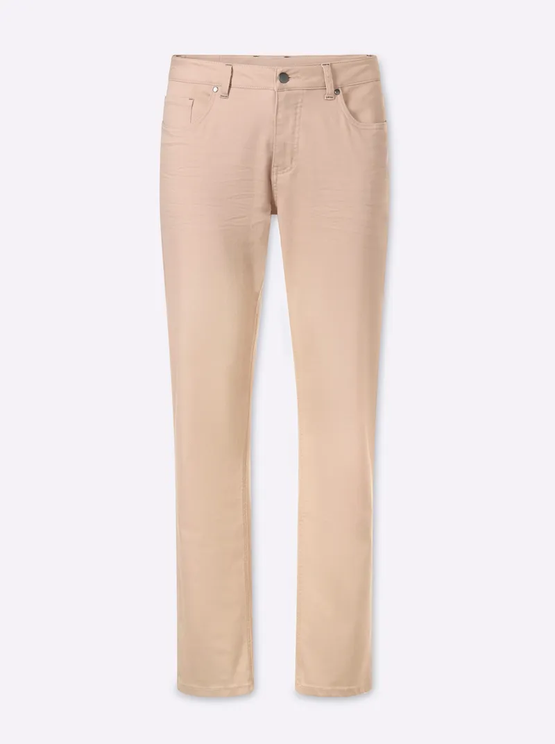 marco donati 5-Pocket-Jeans beige-denim, Beige-denim, – Produktbild 1 von 2