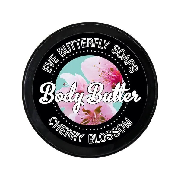 Eve Butterfly Soaps Eve Butterfly Soaps Shea Body Butter "Cherry Blossom" – Produktbild 1 von 2