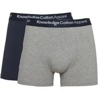 KnowledgeCotton Apparel KnowledgeCotton Apparel Underwear 2Pack, Blau-grau, – Produktbild 1 von 1