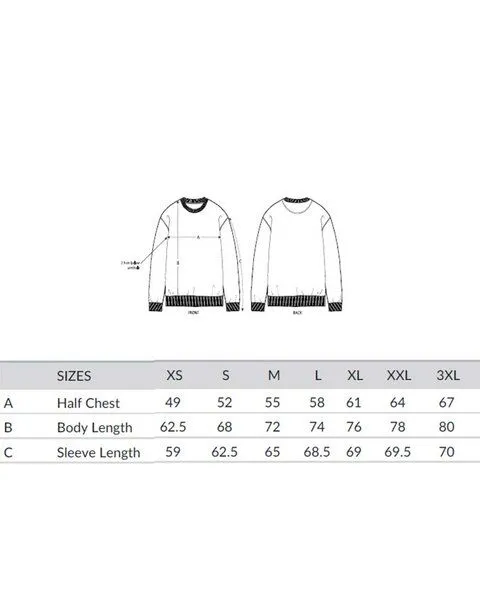 YTWOO YTWOO Essential Comfort: Unisex Terry Sweatshirt mit Rundhalsausschnitt, Blau, – Produktbild 3 von 3