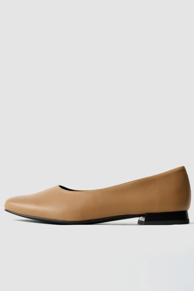 BOHEMA BOHEMA Damen vegan Pumps Carmel Diana Square Toe Beige, Beige, – Produktbild 2 von 2