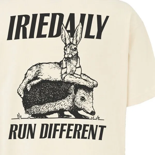 Iriedaily Iriedaily Run Different T-Shirt, Undyed (natur), – Produktbild 3 von 4