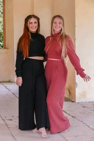 Vivien Joy Vivien Joy Wide Leg Pants Aila Comfy, Cider (rot), – Produktbild 4 von 4
