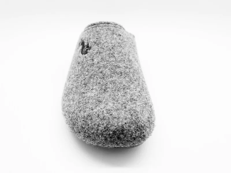thies thies 1856 Recycled PET Slipper Slipper Vegan, Grau, – Produktbild 3 von 5