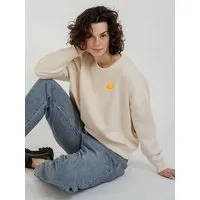 Kultgut Kultgut Artdesign - Goodness Pulloversweater im Boxistyle / Citrona, Natur, – Produktbild 2 von 3