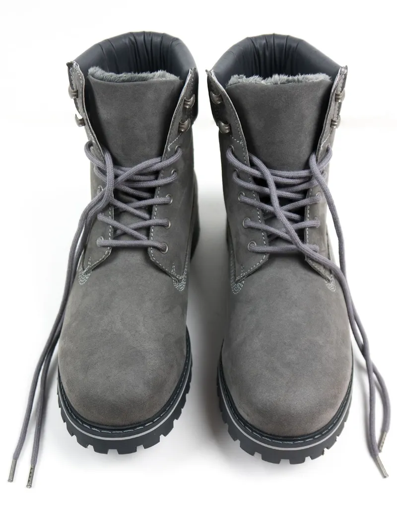 Will's Vegan Store Will's Vegan Store Herren vegan Dock Boots Gefüttert Grau, Grau, – Produktbild 2 von 2