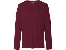 Neutral Neutral Bio-Herren-Langarmshirt mit Rundhalsaussschnitt bordeaux, Gr. L – Produktbild 1 von 1