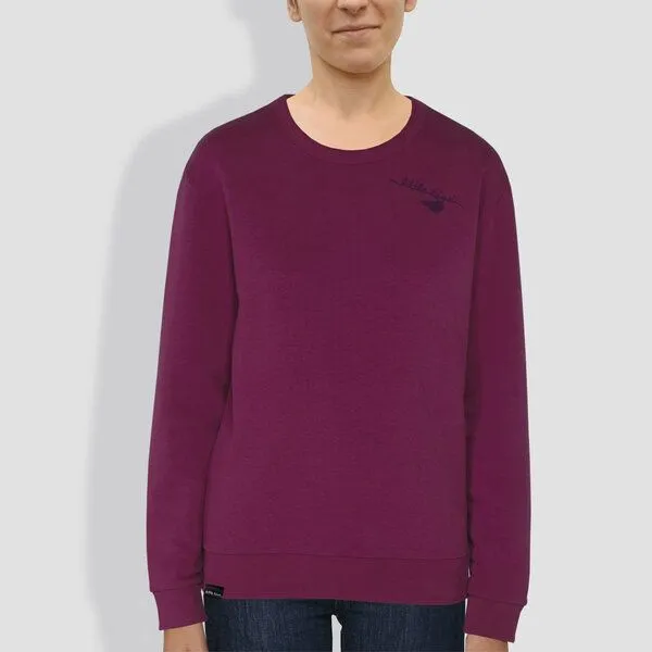 little kiwi little kiwi Damen Sweater, "Kiwi verkehrt", Purple LED – Produktbild 1 von 2