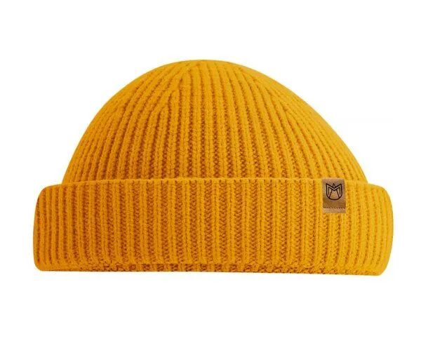 mate mate Strick Matrosen Beanie Mütze, Senf, – Produktbild 1 von 1