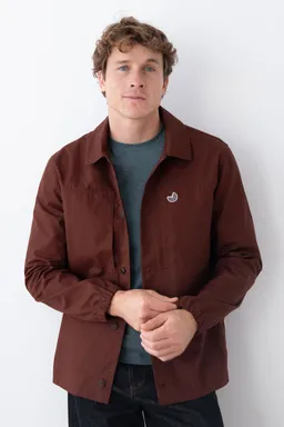 TWOTHIRDS TWOTHIRDS Herren vegan Overshirt Pollock Russet – Produktbild 1 von 1