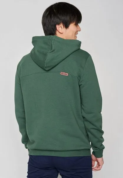 GreenBomb GREENBOMB Bike Ride on Fifty - Lässiger Hoodie aus Bio-Baumwolle / hochwertiger Stick / Fair & Vegan, Grün (bottle green), – Produktbild 3 von 4