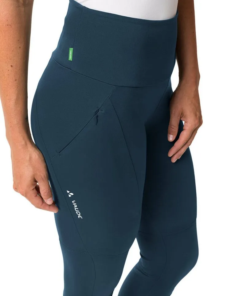 Vaude Vaude Funktionshose Women's Scopi Tights II (1-tlg) schnellstrocknende und strapazierfähige Outdoor-Hose, Blau, – Produktbild 4 von 4