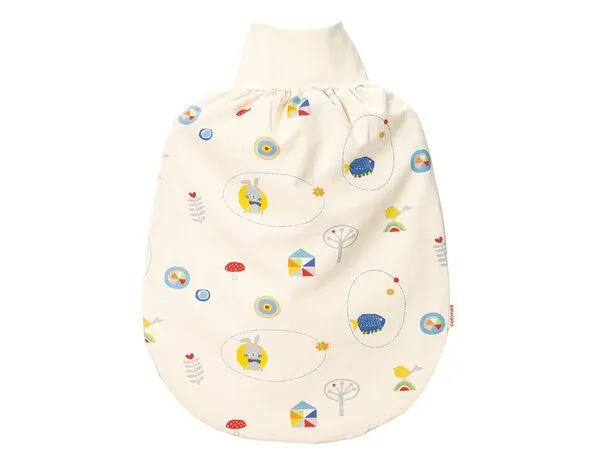 Cotonea Cotonea Bio Strampelsack mit Flanell-Futter, Design: meister hase (mehrfarbig), – Produktbild 1 von 2
