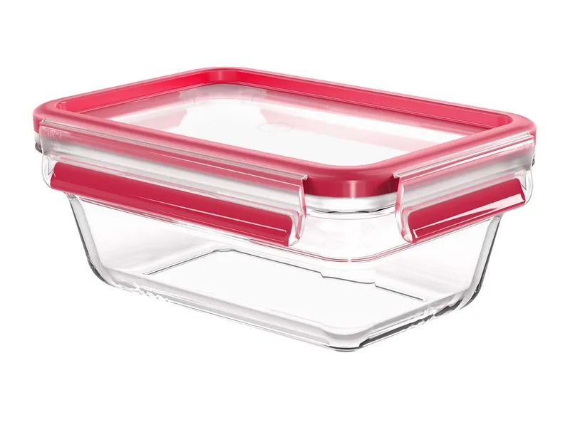 EMSA EMSA Frischhaltedose "Clip & Close" aus Glas, rechteckig, 0,85 l – Produktbild 2 von 6