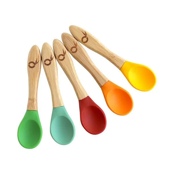pandoo pandoo 5er-Pack Kinderlöffel Set aus Bambus – Produktbild 4 von 4