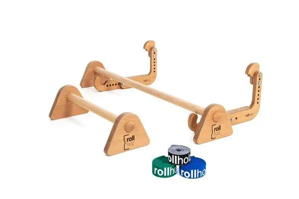 rollholz rollholz Klimmzugstange aus Holz für jeden Türrahmen – Produktbild 5 von 7