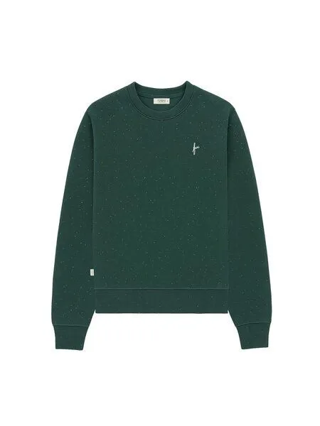 FUXBAU FUXBAU Frauen Neps Pullover, Grün neps, – Produktbild 3 von 4