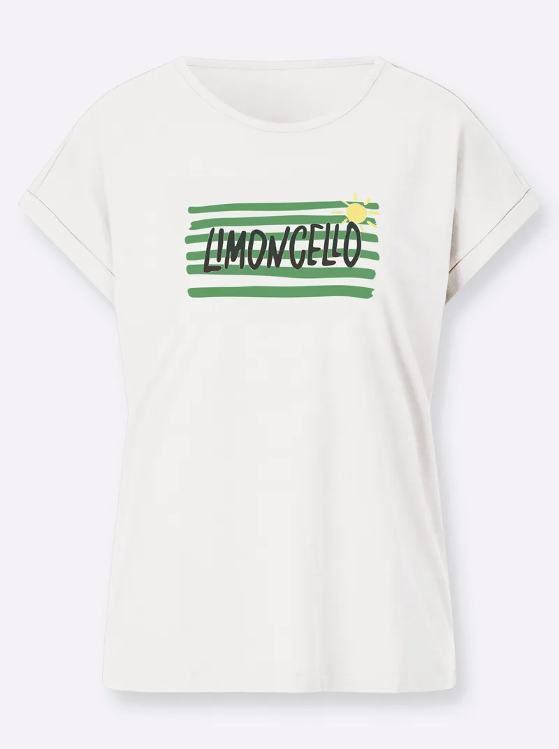 Witt Rundhalsshirt ecru-apfel, Ecru-apfel, – Produktbild 1 von 2
