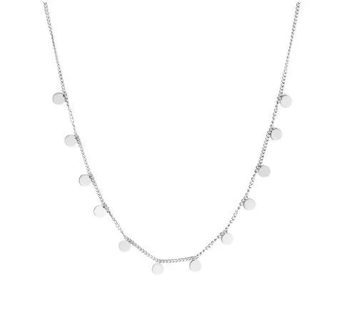 ELEKTROPULLI ELEKTROPULLI Feine Kreis Kette, Silber, – Produktbild 2 von 4