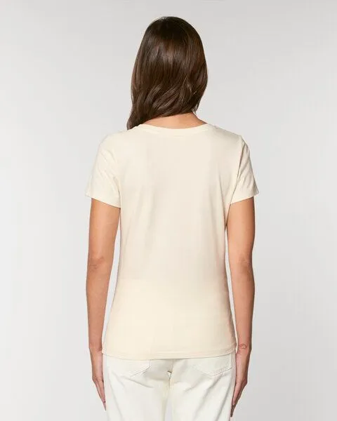 Human Family Human Family Bio Damen Rundhals-T-Shirt "Fawn" aus Bio-Baumwolle, Natural, – Produktbild 2 von 2