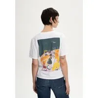 MELA T-Shirt Style Artist Edition Atelier Mave | von MELA | Fairtrade & GOTS zertifiziert, Weiss / print picknick, – Produktbild 1 von 1