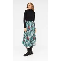 WiDDA berlin WiDDA berlin Gemusterter Midirock JULIP Aquarell Print aus ECOVERO Viskose – Produktbild 1 von 1