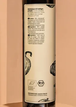 KoRo Ungeröstetes Bio Kürbiskernöl 500 ml – Produktbild 1 von 1