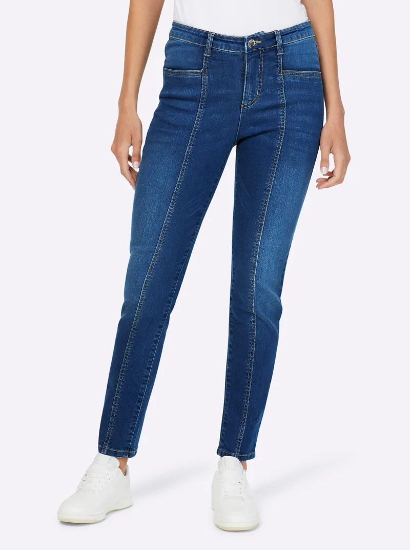 heine Jeans blue-stone-washed, Blue-stone-washed, – Produktbild 1 von 3