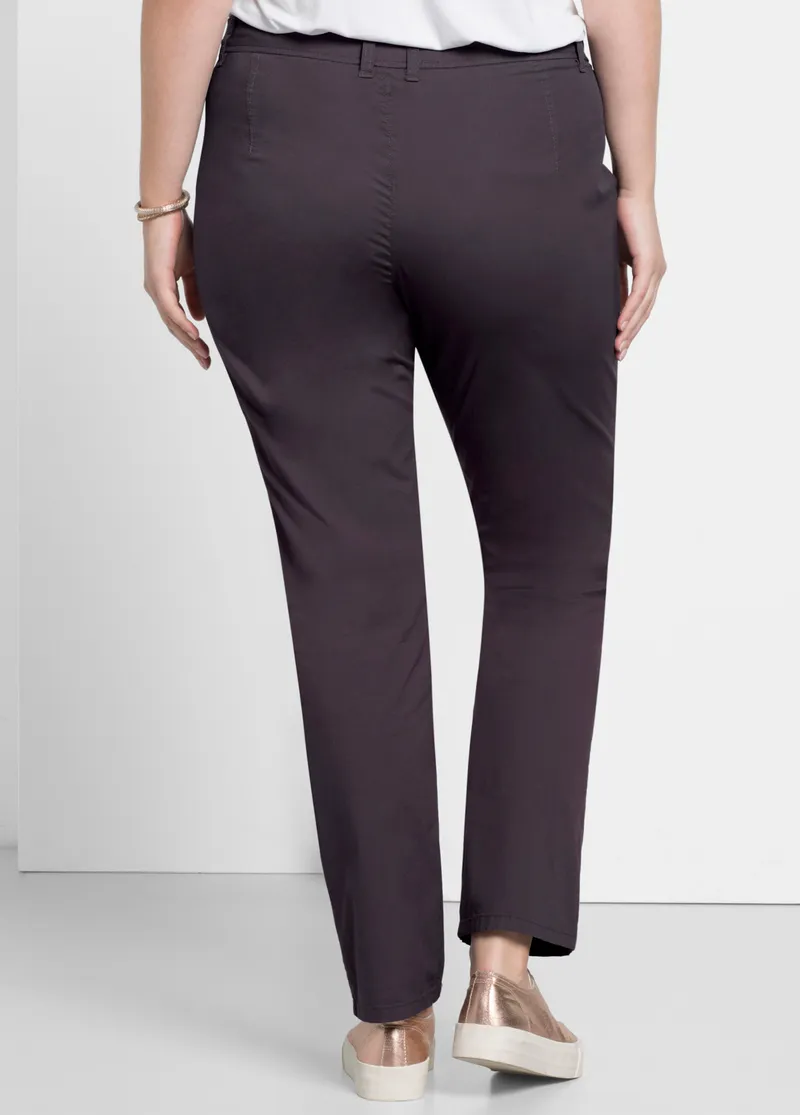 sheego Chinohose, Dunkelgrau, – Produktbild 2 von 3
