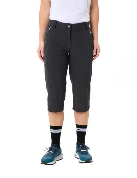 Vaude VAUDE Hosen Women's Farley Stretch Capri III, Schwarz, – Produktbild 1 von 4