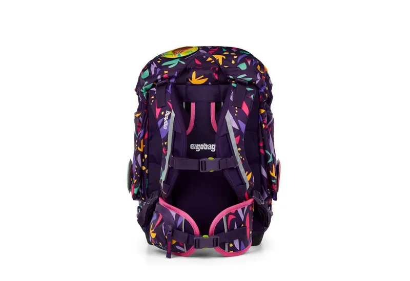 Ergobag Ergobag Schulranzen Schulranzen-Set PACK AmBärzonas 6-teilig (6-teilig), ergonomisch, ab 1. Klasse, Your-Size-System, Lila, – Produktbild 4 von 5