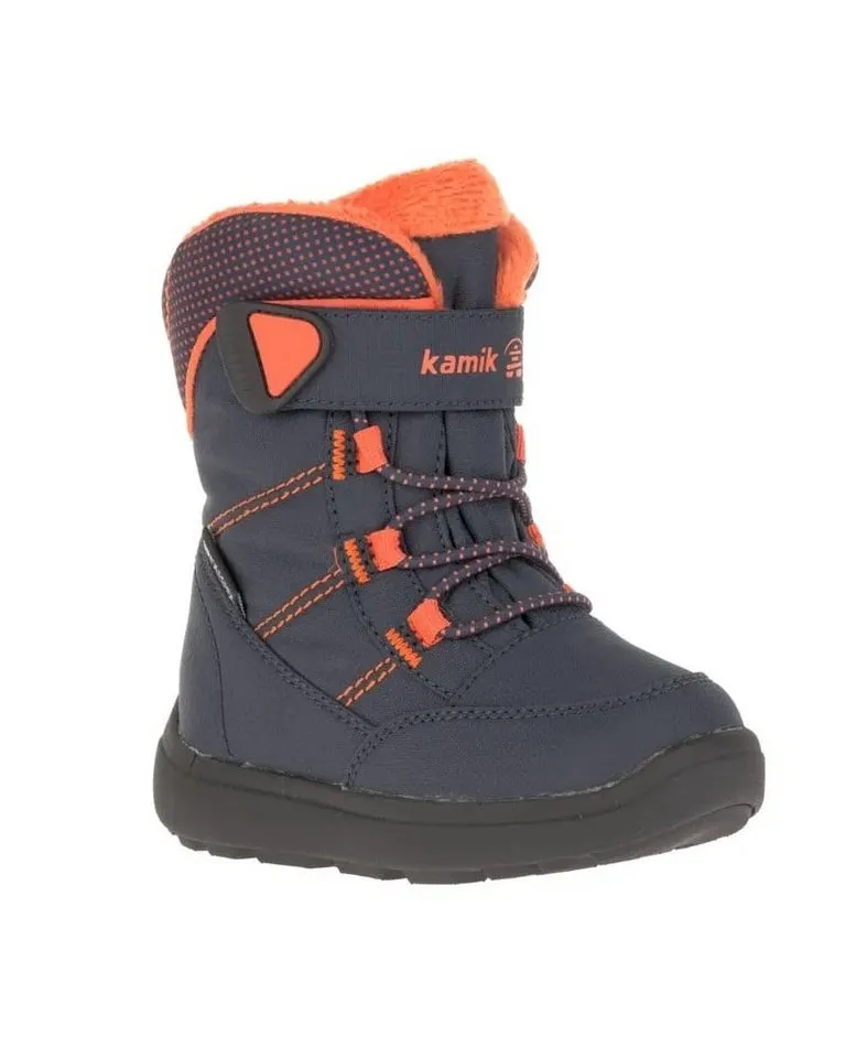 Kamik Kamik Winterschuhe Stance2 wasserdicht, atmungsaktiv marineblau/orange Winterstiefel, Blau, – Produktbild 2 von 5