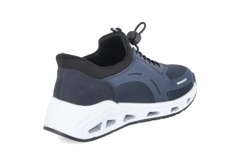 Rieker Rieker Slip On Sneaker N5257-14 Damen Textil & Synthetik blue Slipper, Blau, – Produktbild 4 von 8
