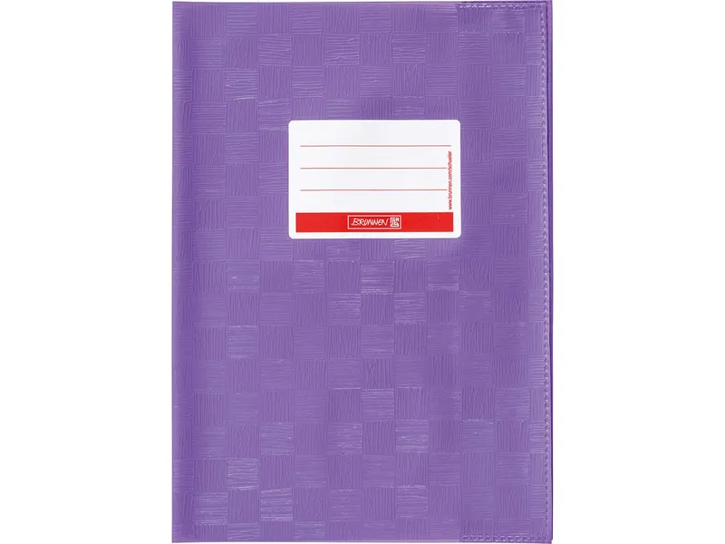 BRUNNEN BRUNNEN Heftumschlag aus Polypropylen DIN A5, Violett, – Produktbild 1 von 2