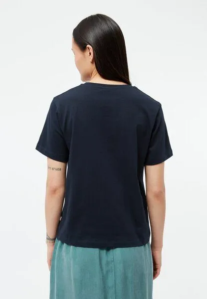 Givn Berlin Givn Berlin T-Shirt GBJULIA aus Bio-Baumwolle, Midnight blue, – Produktbild 4 von 4