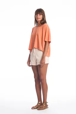 RAVENS VIEW IBIZA RAVENS VIEW IBIZA Damen vegan Top Square Apricot – Produktbild 1 von 1