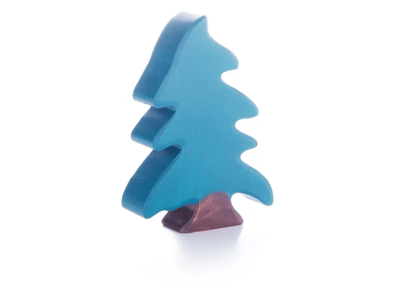Holztiger Holztiger Holzfigur "Nadelbaum, klein" 8 x 2,3 x 11 cm, Grün, mehrfarbig, – Produktbild 1 von 2