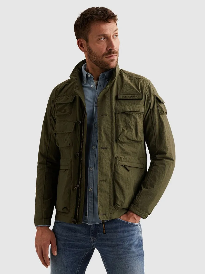 PME Legend PME Legend Cargo-Jacke Olive, Dunkelgrün, – Produktbild 3 von 5